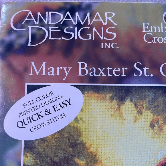Candamar Designs Inc Mary Baxter St. Clair Garden of Dreams 50917 14 x14 Vintage - Picture 4 of 8